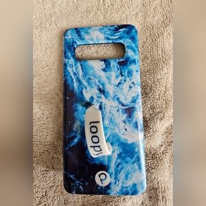 Loopy Blue Ocean Print‎ Phone Case for Samsung S10